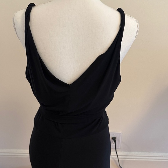 Jones New York Elegant Black Ankle Length Dress - Picture 3 of 5